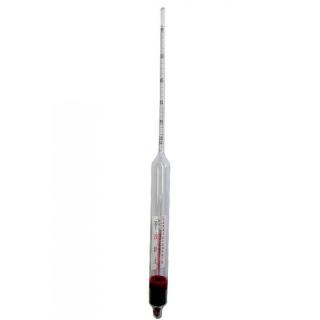 Alkoholmeter, 30bis55-0,5 Vol%, Lnge 260mm, mit Thermometer. FRHJAHRSAKTION!