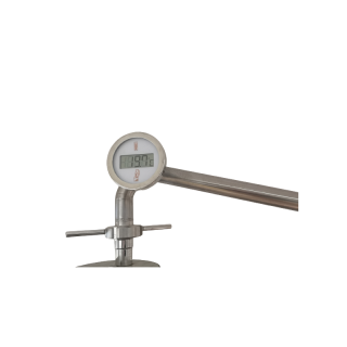 Dampf-Digitalthermometer RUND, ohne Montage